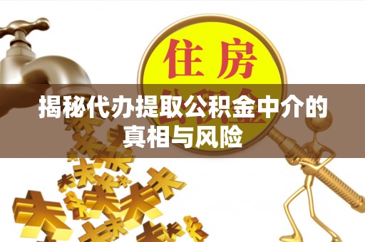 都兰揭秘代办提取公积金中介的真相与风险
