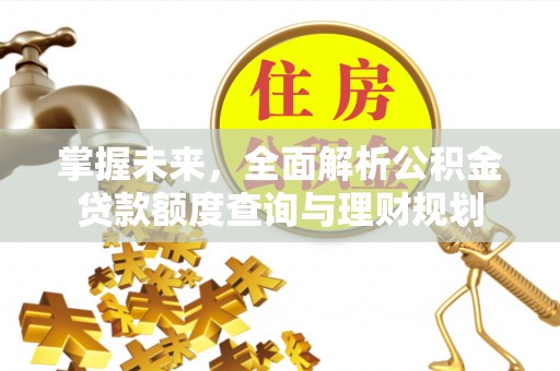 都兰掌握未来，全面解析公积金贷款额度查询与理财规划