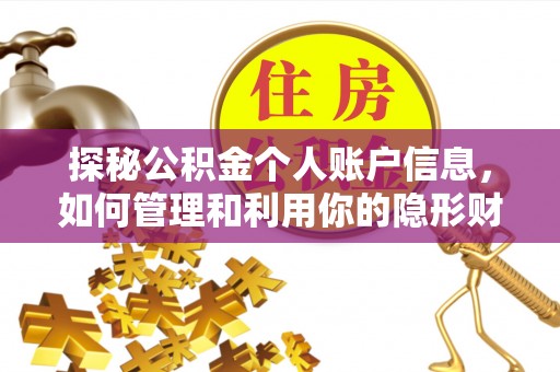 都兰探秘公积金个人账户信息，如何管理和利用你的隐形财富