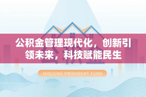 都兰公积金管理现代化，创新引领未来，科技赋能民生
