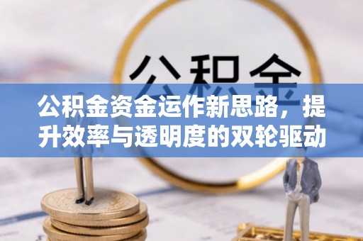 都兰公积金资金运作新思路，提升效率与透明度的双轮驱动