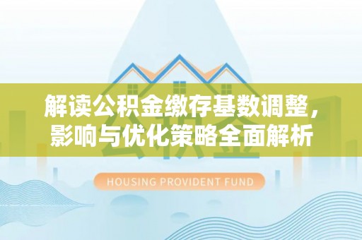 都兰解读公积金缴存基数调整，影响与优化策略全面解析