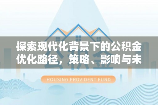 都兰探索现代化背景下的公积金优化路径，策略、影响与未来展望